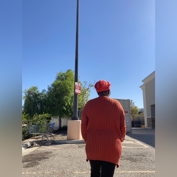 White Birch Women’s Fall Red Cardigan Sweater Size L/XL–Cozy Fall Layering Piece - Picture 11 of 14